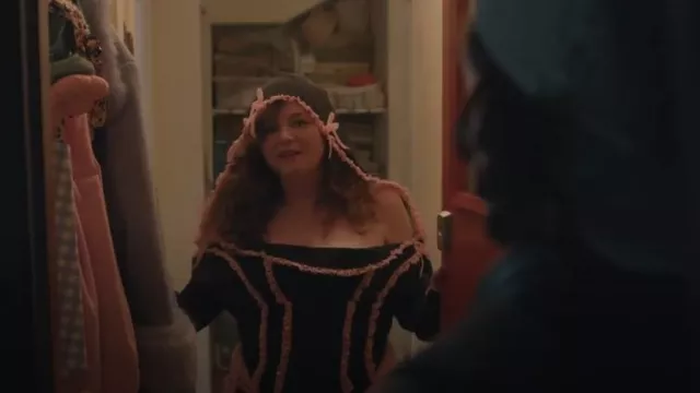 Bye Bambi Sopha Bodysuit worn by Jessica Salmon (Megan Stalter) as seen in Too Much (S01E06)