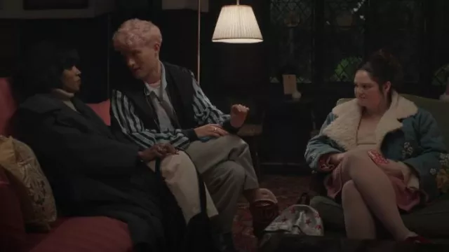 UGG x Telfar Logo Mini Crinkle worn by Gaz(Dean-Charles Chapman) as seen in Too Much (S01E06)