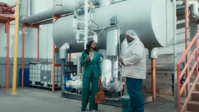 Veronica Beard Marbeau Pants worn by Olympia Lawrence (Skye P. Marshall) as seen in Matlock (S01E06)