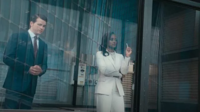 Kobi Halperin Jordi Blazer worn by Olympia Lawrence (Skye P. Marshall) as seen in Matlock (S01E06)