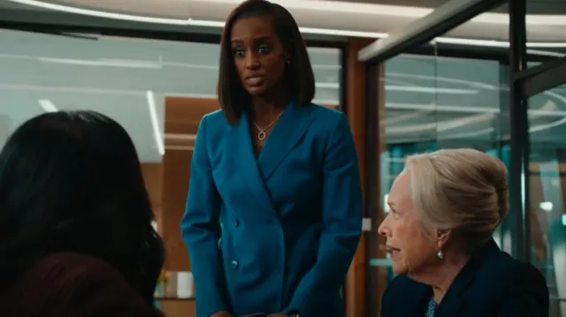 Max Mara Nervoso Veste portée par Olympia Lawrence (Skye P. Marshall) comme on le voit dans Matlock (S01E12)