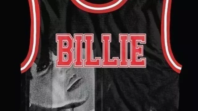 Billie Eilish Red And Black Jersey worn by Billie Eilish in