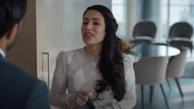Lovers + Friends Casey Sweater worn by Bushra(Zainne Saleh) as seen in Deli Boys (S01E01)