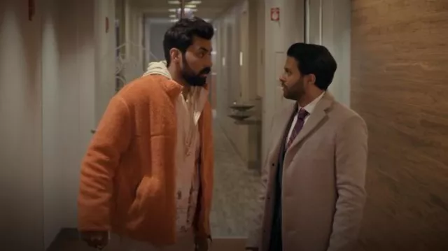 Royalty by Maluma Men Jacket worn by Raj Dar (Saagar Shaikh) as seen in Deli Boys (S01E01)
