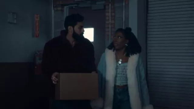 Top de Free People Madison usado por Prairie (Alfie Fuller) como se ve en Deli Boys (S01E07)