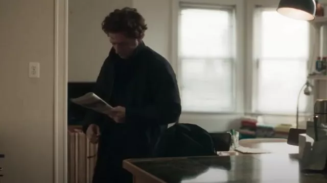 Veste de pont en coton Ralph Lauren portée par Carmen 'Carmy' Berzatto (Jeremy Allen White) comme on le voit dans The Bear (S04E01)