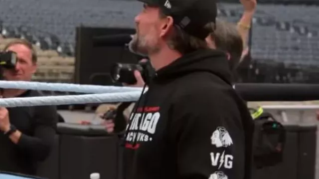 CM Punk WWE : Sweat à capuche noir irréel de CM Punk dans WWE : Unreal