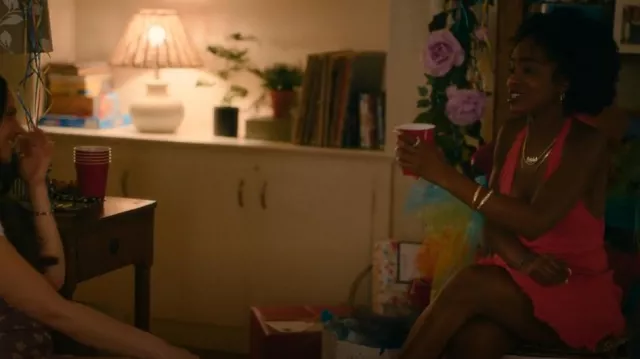 Kimchi Blue Hailey Halter Denim Dress worn by Keisha Clark (Lovie Simone)  as seen in FOREVER (S01E07) | Spotern