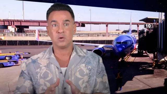 Versace Barocco Sea Silk Shirt worn by Mike Sorrentino as seen in Jersey Shore: Family Vacation (S08E08)
