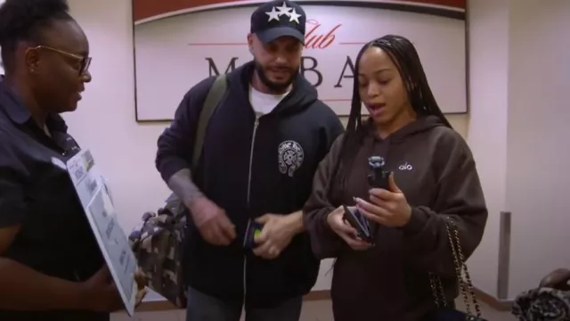 Alo Yoga Accolade Hoodie worn by Nikki Hall as seen in Jersey Shore: Family Vacation (S08E08)