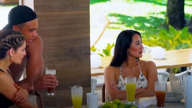 Kyle Triangle Bikini Top in Big Sky worn by Jill Chin as seen in Bachelor in Paradise (S10E03)