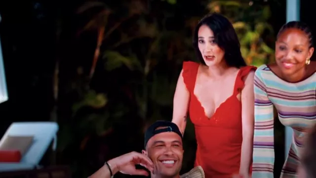 Más por venir Vestido Kira usado por Jill Chin como se ve en Bachelor in Paradise (T10E03)