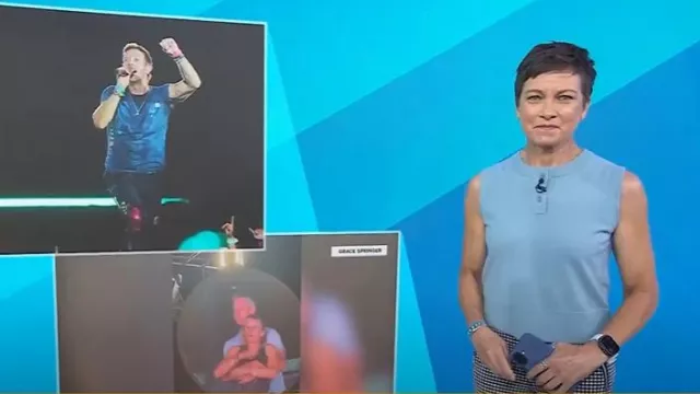 Vince Laine mélangée Henley Shel portée par Stephanie Gosk comme on le voit dans Today le 21 juillet 2025