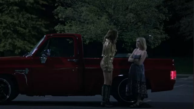 Isabel Marant Lennyo Suede Sandals worn by Sophie O’Neill (Brittany Snow) as seen in The Hunting Wives (S01E01)