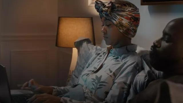Miiyu Neutral Organic Cotton Lounge Short worn by Megan (Sonequa Martin-Green) as seen in Accused (S02E08)