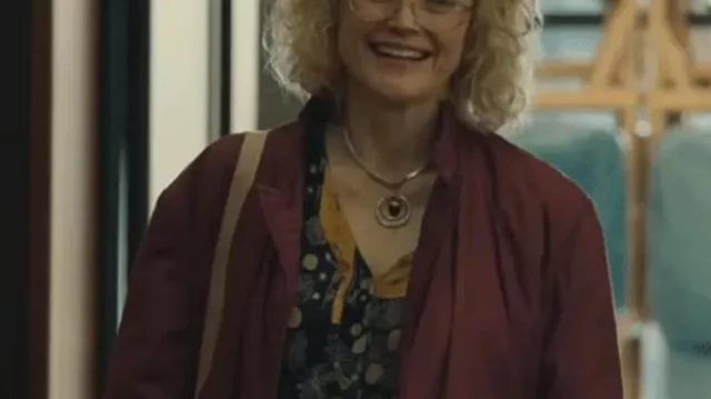 I Swear Dottie Achenbach Maroon Jacket worn by Dottie Achenbach (Maxine Peake) in I Swear