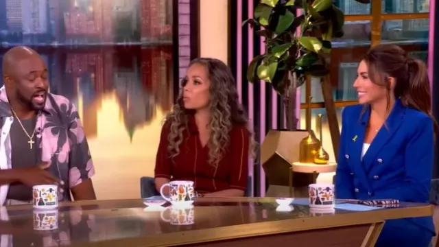 Chaqueta Veronica Beard Miller Dickey usada por Alyssa Farah Griffin como se ve en The View el 11 de julio de 2025