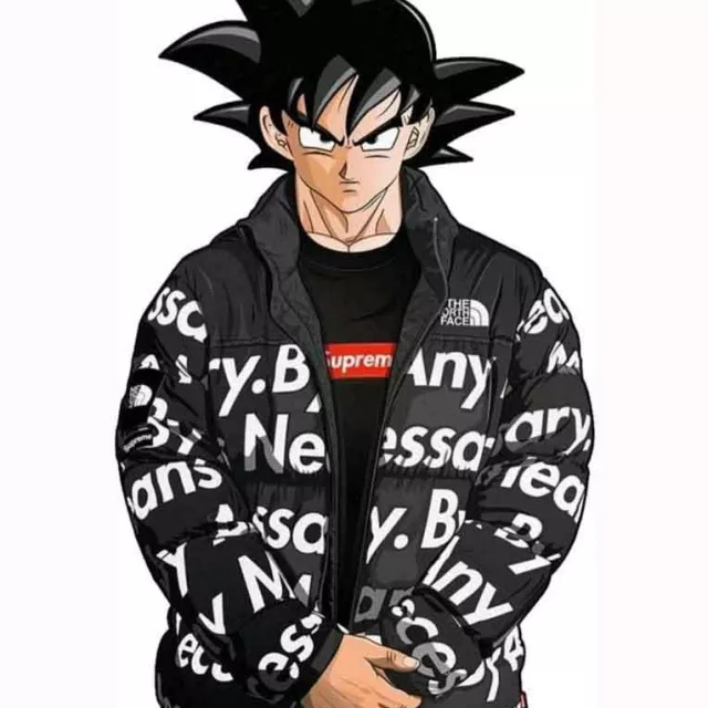 Goku Drip Puffer Jacket of Goku