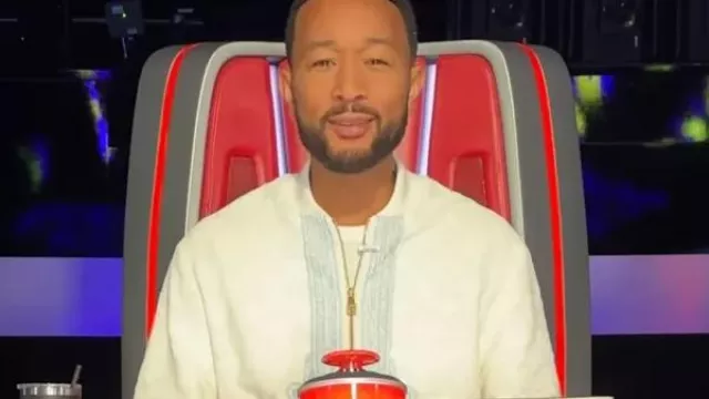 The Voice S29 Battle of Champions John Legend Veste de John Legend dans The Voice