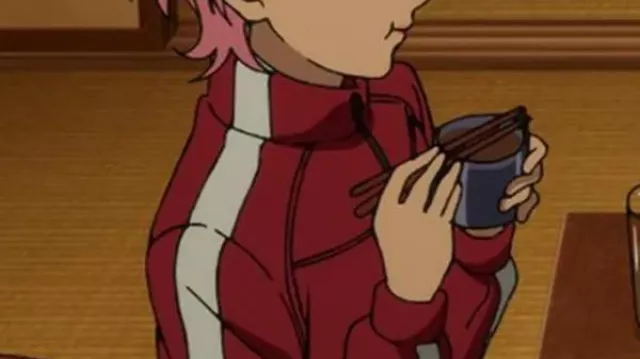 Aira Shiratori Dandadan Red Track Jacket worn by Aira Shiratori (Lisa Reimold) in Dan Da Dan (S01)
