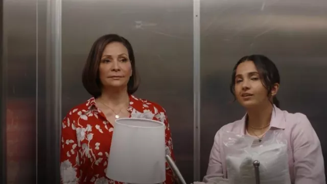 L'Agence Holly Blouse worn by Constance Marie as seen in 9-1-1 (S08E18)