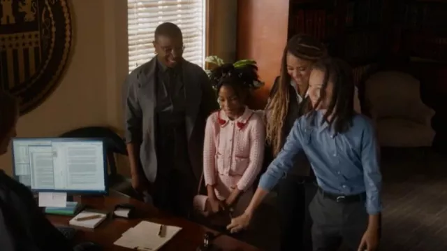 Fear Of God Cotton Wool California Blazer worn by Henrietta Wilson (Aisha Hinds) as seen in 9-1-1 (S08E18)