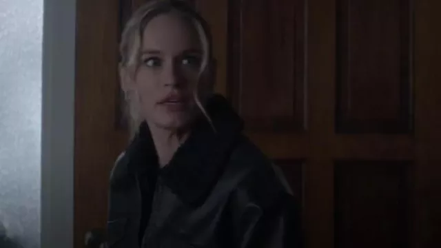 BDG Janie Leather Jacket worn by Audrey James (Leven Rambin) as seen in ...