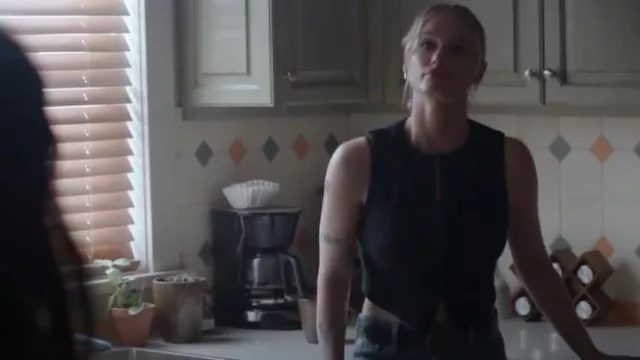 BDG Gigi Knit Tank worn by Audrey James (Leven Rambin) as seen in Fire ...