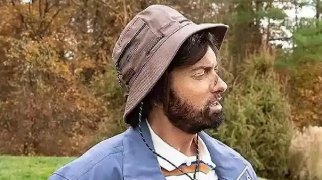 Eminem Movie Happy Gilmore 2 Donald Jr. Blue Cotton Jacket in Happy Gilmore 2