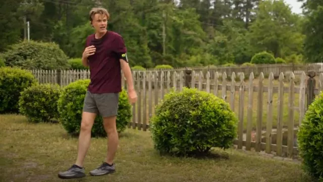 Brooks Trace 3 Neutral Running Sneakers in Grey Black Ebony worn by Conrad Fisher (Christopher Briney) as seen in The Summer I Turned Pretty (S03E04)
