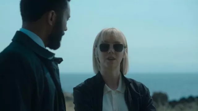 Lunettes de soleil Ray Ban Unisexe Aviator Reverse portées par DS Karen Pirie (Lauren Lyle) comme on le voit dans Karen Pirie (S02E03)