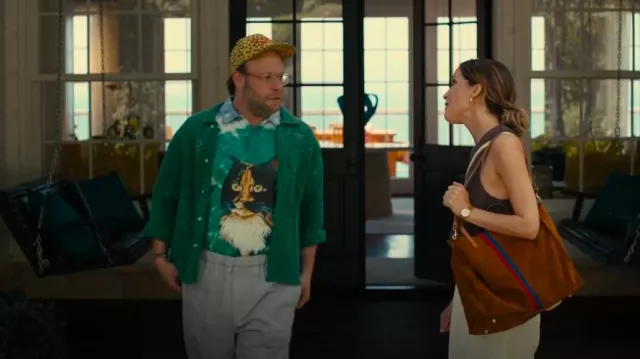 Chemise nappe vert Bode portée par Will (Seth Rogen) comme on le voit dans Platonic (S02E01)