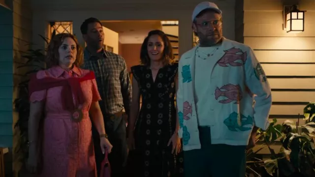 Chemise Bode Piscine portée par Will (Seth Rogen) vue dans Platonicic (S02E02)