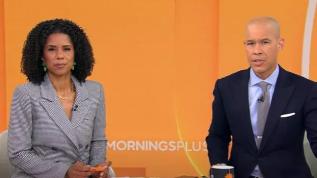 Favorite Daughter The Phoebe Blazer worn by Adriana Diaz as seen in CBS Mornings on August 6, 2025
