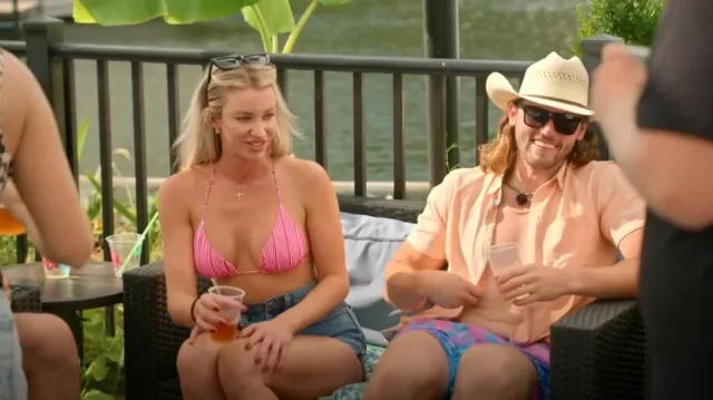 Princess Polly Nevaeh Triangle Bikini Top worn by Calah Jackson as seen in The McBee Dynasty: Real American Cowboys (S02E05)
