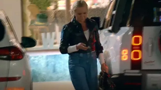 Jean taille haute Paige Anessa porté par Galyna Saltkovska comme on le voit dans The McBee Dynasty : Real American Cowboys (S02E06)
