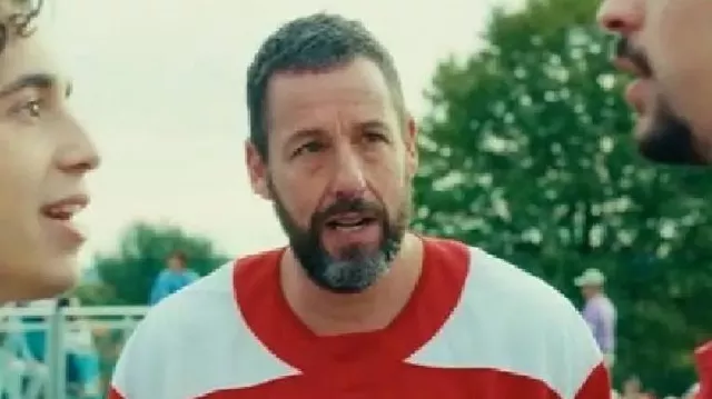 Happy Gilmore 2 Adam Sandler Rojo Blanco Boston Jersey de Happy Gilmore (Adam Sandler) en Happy Gilmore 2