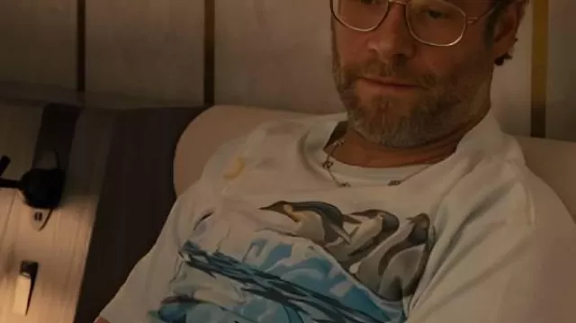 Platonic Seth S02 Camiseta de pingüino Rogen usada por Will (Seth Rogen) en Platonic (S02E04)