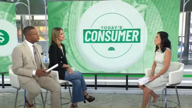 Ted Baker Kaleen Dress worn by Vicky Nguyen as seen in Today on August 8, 2025