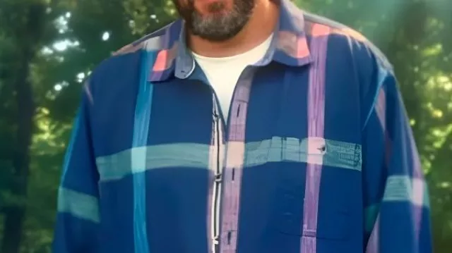 Camisa a cuadros a cuadros de Happy Gilmore (Adam Sandler) en Happy Gilmore 2