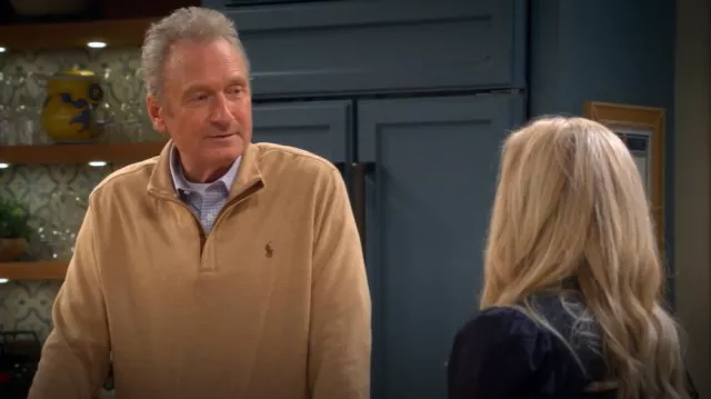 Polo Ralph Lauren Double Knit Jersey Quarter Zip Pullover worn by Bill (Ryan  Stiles) as seen in Leanne (S01E10) | Spotern