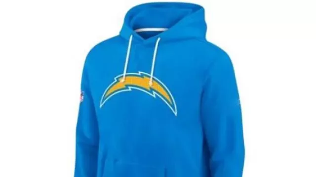 Los Angeles Chargers Initial Home Sideline Hoodie worn by Gloria Trevi in New Orleans Saints vs. Los Angeles Chargers Game Highlights | 2025 Preseason Week 1