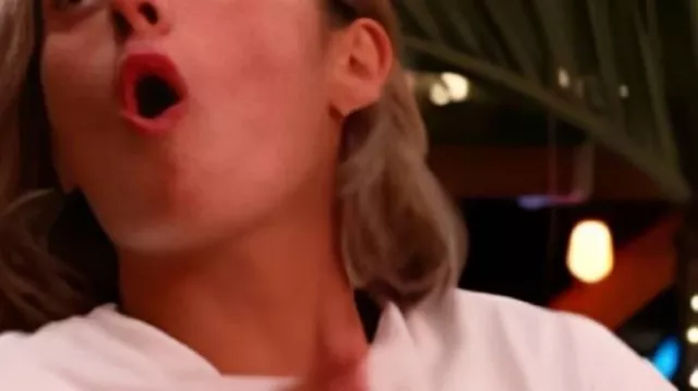 This White Bloom Shirt worn by (Jess Theron) in Below Deck (S12E11)