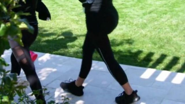 The Adidas Yeezy Boost 350 Pirate Black in Keeping up with the Kardashian