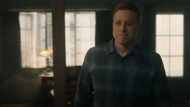 Sobrecamisa tejida cepillada Lululemon usada por Harry Vanderspeigle (Alan Tudyk) como se ve en Resident Alien (S04E10)