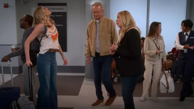 Reiss Sakura Patch Pocket Flared Jeans worn by Josie (Hannah Pilkes) as seen in Leanne (S01E14)