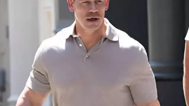 Camiseta Polo Beige Little Brother John Cena