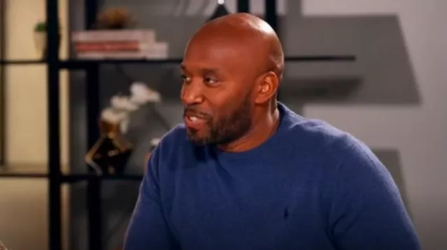 Polo Ralph Lauren Polo-Pony-Embroidered Wool Jumper worn by Hasani as seen in Caught in the Act: Double Life (S01E02)