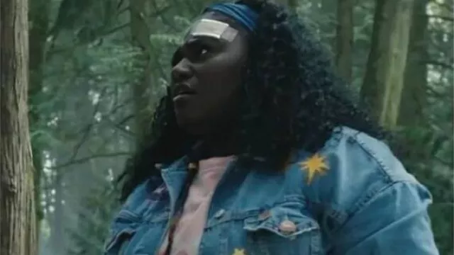 Peacemaker S02 Denim Jacket worn by Leota Adebayo (Danielle Brooks) as seen in Peacemaker (S02E08)