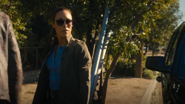 Lunettes de soleil Persol PO3152S portées par Amber Oliveras (Jessica Camacho) comme on le voit dans Countdown (S01E06)